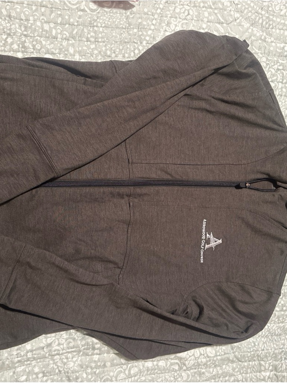 Puma Black 'Enjoy Golf' Trim Crew Neck Shirt